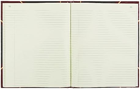 Marka Texhide Serisi Kayıt Defteri, 26,4 x 21,4 cm Siyah, 150 Sayfa (56211), Siyah/Bordo