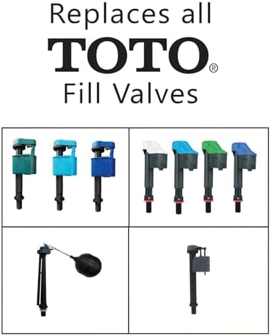 Alternative view of 528T Yedek TOTO Tuvalet Doldurma Vanası - G-Max ve Power Tuvaletlere Uyar -Kurulumu Kolay - ABD'de Üretilmiştir