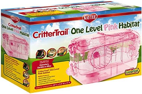 Alternative view of Kaytee CritterTrail Evcil Hayvan Fareleri, Cüce Hamster, Hamster veya Gerbiller için Pembe Yaşam Alanı