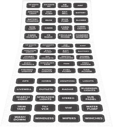 Blue Sea Systems 60 Label Set