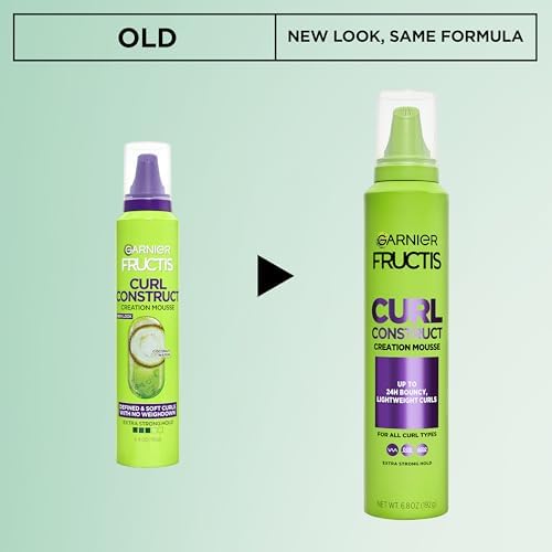 Fructis Style Curl Construct Creation Mousse, Kıvırcık, 6,8 oz. (Ambalaj değişebilir)