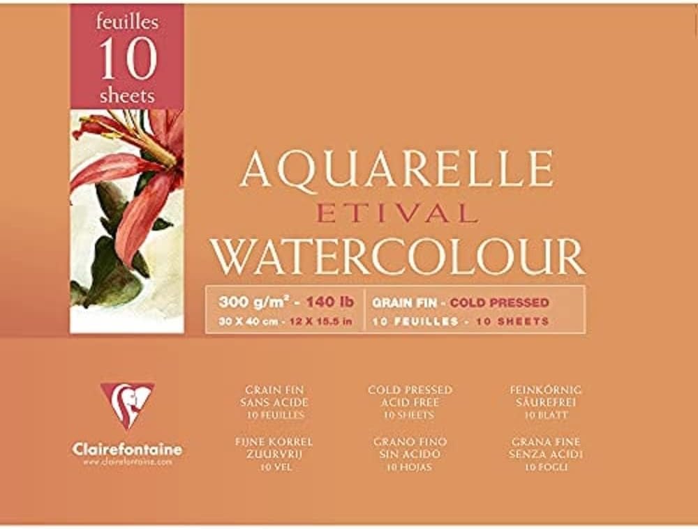 Alternative view of Aquarelle Yapışkan Kenarlı Defter, 240x320 mm