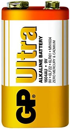 Alternative view of Gp Batteries Gp1604Au Ultra Alkalin 6Lf22/522/9V Pil, 9 Volt, Tekli Kart