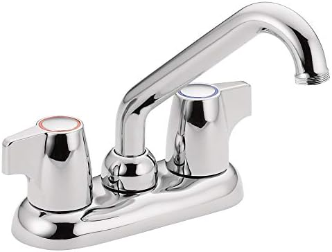74998 Chateau İki Saplı 4 İnç Yardımcı Programı veya Çamaşır Lavabo Bataryası, Krom