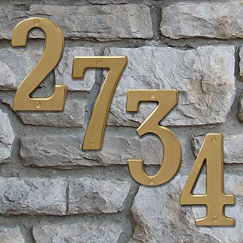 Alternative view of Hy-Ko Products BR-51PB/9 Prestige Number 9 (NINE) 12,7 cm Yükseklik, Cilalı Pirinç Kaplama, 1 Adet