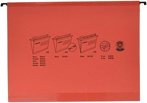Alternative view of Klasik Askılı Dosya, A4, Kırmızı, 25'li Paket, Sekmeler Dahil, 90316