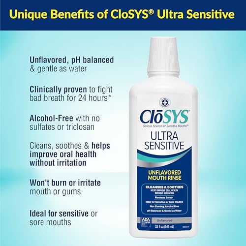 CloSYS -"Closys Tat Kontrollü Antiseptik Ağızlık 32â Fl Oz (946â ml)"