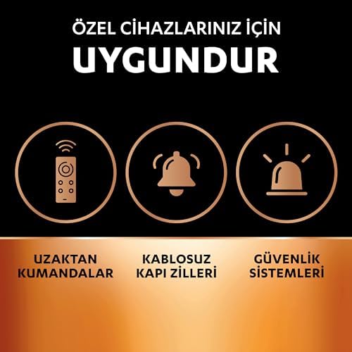 Alternative view of MN27 Alkalin Özel Pil (Tekli) 12V (A27 L828), Uzun Kullanım Ömrü Garantili, Uzaktan Kumandalarda, Kablosuz Kapı Zillerinde, Güvenlik Sistemlerinde Kullanım İçin