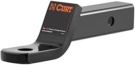 Curt Manufacturing 45030 Sınıf 3 Römork Hitch Bilyeli Montaj, 5 inç Alıcıya Uygun, 3,4 kg, 1-inç Delik, 2-In Drop, 3/4-inç Yükseklik