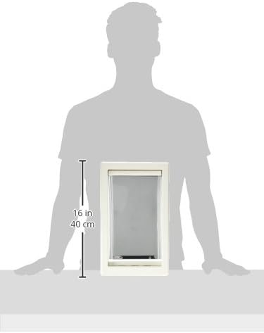 Ideal Pet Products Teleskopik Çerçeveli Mükemmel Evcil Hayvan Kapısı, Orta, 17,78 cm x 27,94 cm Kapaklı Boyut