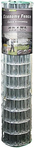 Kaynaklı Tel 2X3 İnç Mesh 36 İnç X 50 Ayak 16 Ölçer Galvanizli Çelik Tel Çit Hayvan Muhafazaları, Kafes Tel, Mülkiyet Koruma, Bahçe Çiti, Tavşan Çiti ve Yardımcı Çit için İdeal