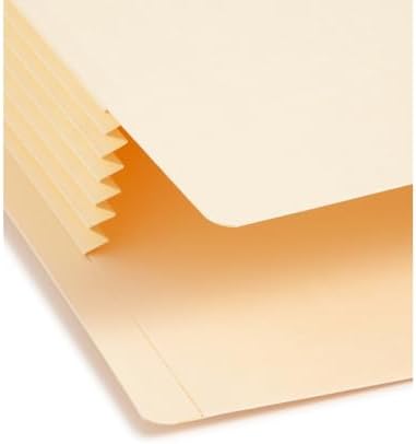 ende Tab dosya çanta, güçlendirilmiş düz kesimli Tab, 5 – 1/10,2 cm Expansion, Tyvek® – Lined® Zwickel, Legal Boyut, Manila, kutu başına 10 adet (76174)