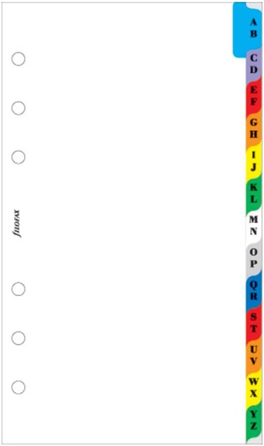 Alternative view of 131608 A-Z – separatör, 2 harfler Pro Tab, renkli