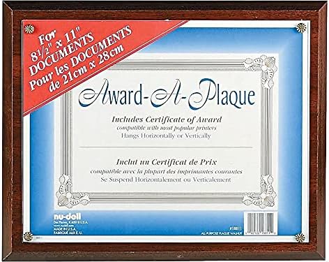 Alternative view of nudell  - 18811M Award-A-Plaque Document Holder /Plastic 10-1/2 x 13
