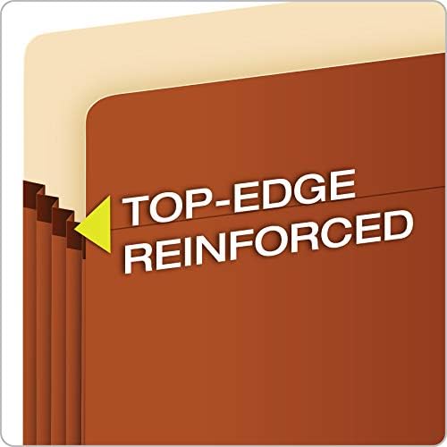 Genişleyen Dosya Cepleri, Mektup Boyutu, Redrope, 3,5" Genişletme, DuPont™ Tyvek® Malzemesi ile Güçlendirilmiş, Redrope, Kutu başına 25 (1524E-OX)
