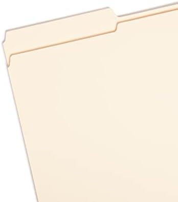dosya Klasör, güçlendirilmiş 1/3-Cut Tab, 1 – Boyut 1/5,1 cm Expansion, Legal, Manila, kutu başına 50 (15405)