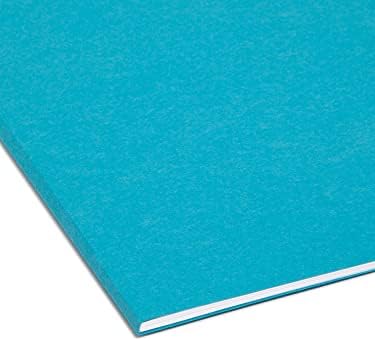 file Folders, 1/3 Cut Top Tab,, Teal 100/box