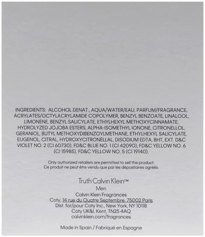 Calvin Truth Men EDT 100ml Erkek Parfüm