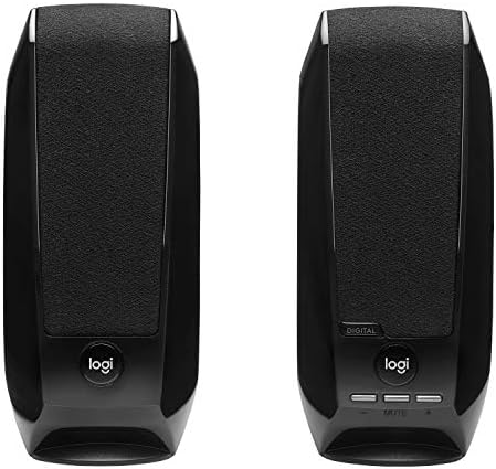 S150 USB Hoparlör, 2.0, İnce ve Hafif Tasarım, Kompakt ve Taşınabilir, Kolay Ses Kontrolleri, LED Işıklı Gösterge, Sessize Alma Düğmesi, 2 W, Siyah