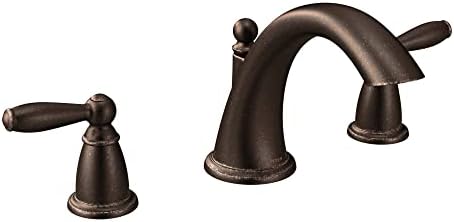 Alternative view of MOEN T4943BN Brantford 2-Handle Mount Roman Tub Kit without Valve, Brushed Nickel