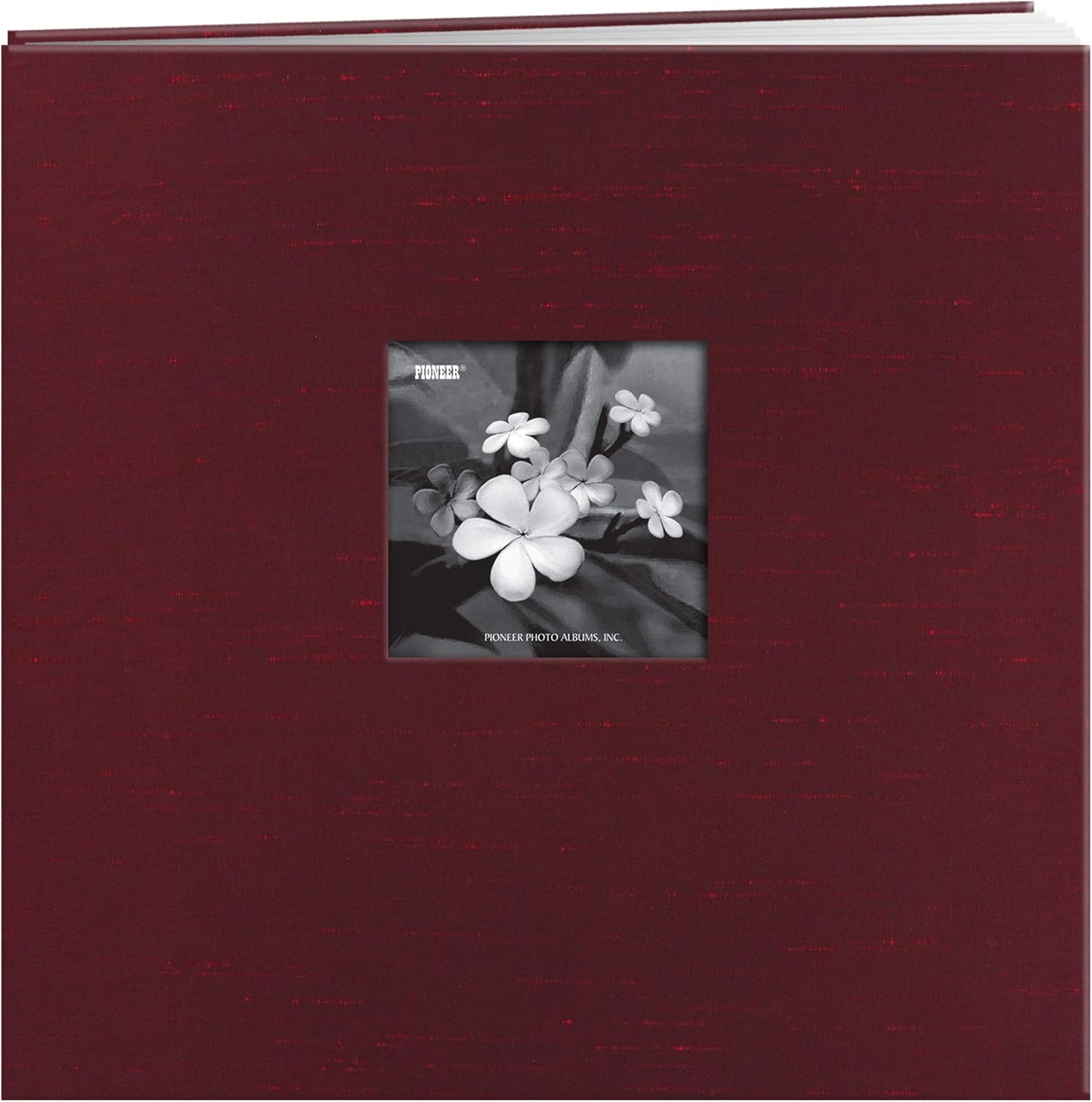 Alternative view of Buchschraubenalbum ipek kumaş çerçeve Front Memory kitap, Cranberry Red, 30,5 x 30,5 cm