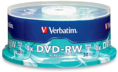 DVD-RW 95179 boş diskler (4,7 GB, 4 x yazılabilir, 30 adet mil)