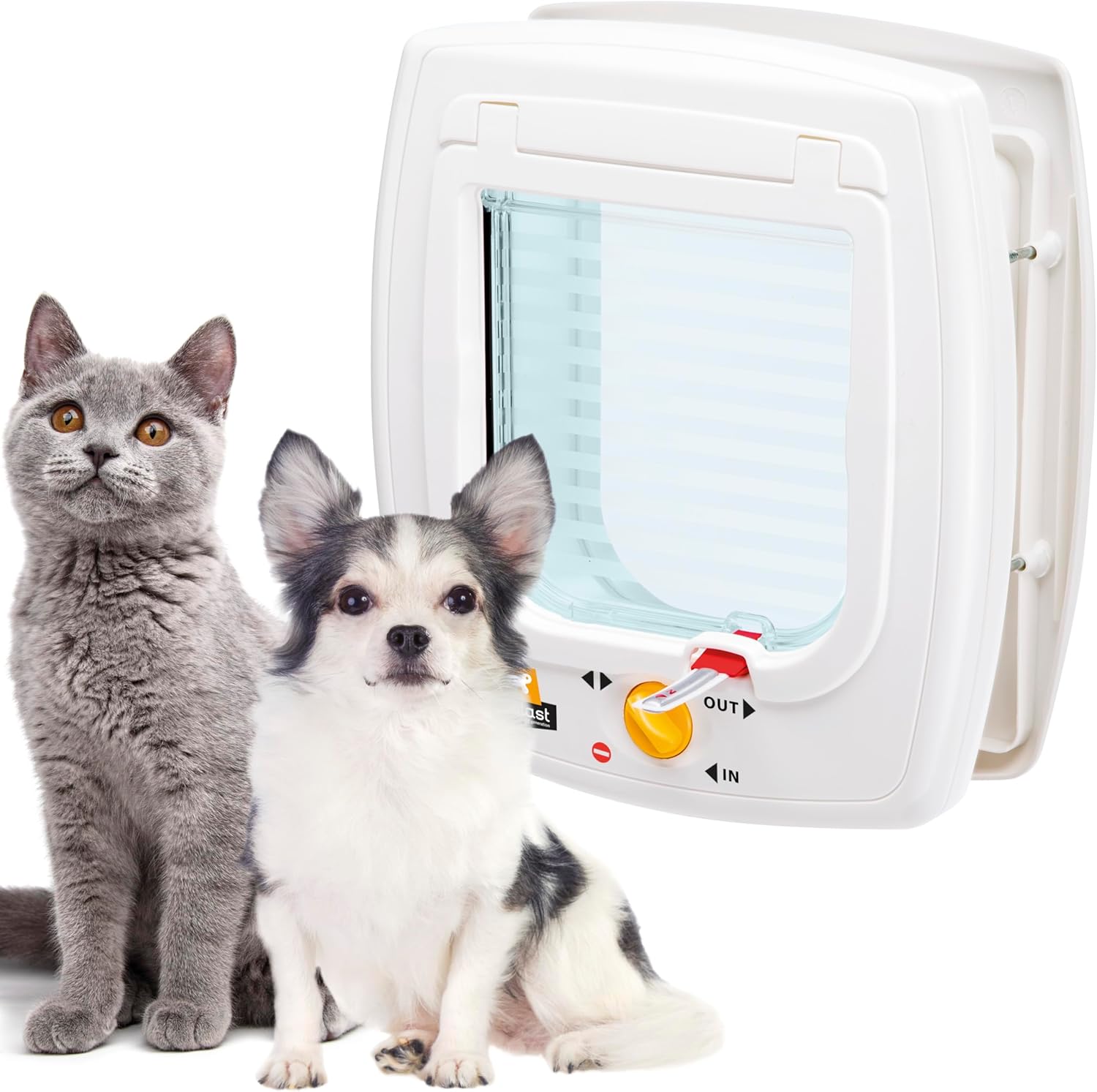 Alternative view of Swıng 5 Kedi-Köpek Kapısı, Beyaz, 13,5X13,7, Standard