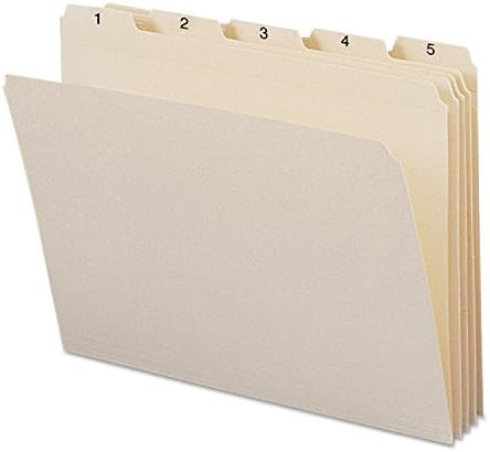 Alternative view of Indiziert dosya düzenleyici set, her gün (1 – 31), klasörlere, güçlendirilmiş 1/5-Cut Tab, size, Manila, 31 Pro Set (11769)