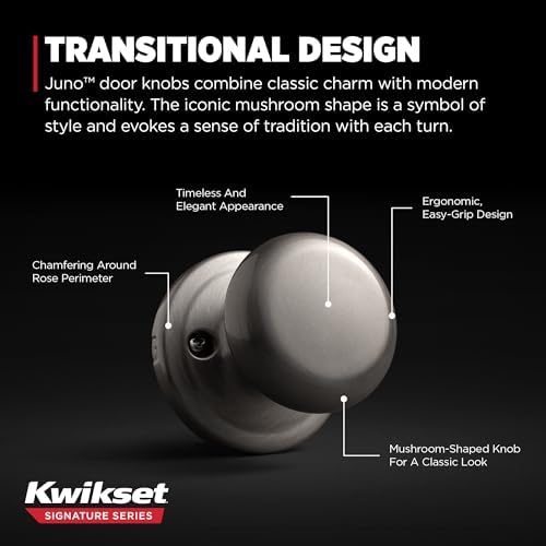 (Satin Nickel) - Juno -Dummy Knob in Satin Nickel