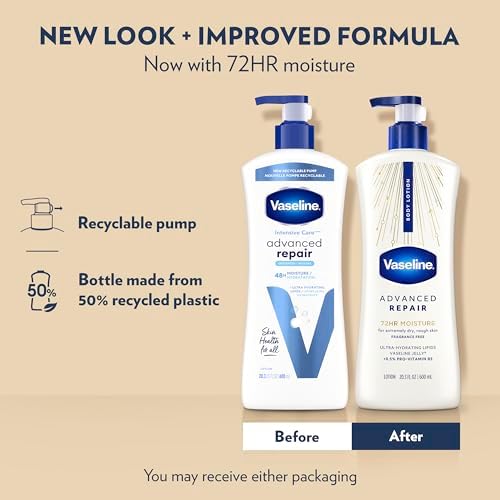 Alternative view of Vazelin Yoğun Bakım El Ve Vücut Losyonu Gelişmiş Onarım Kokusuz 20,3 Oz