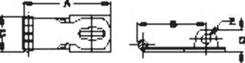 Sea-Dog 221130-1 - 2-11/16" U x 1-1/16" W Paslanmaz Çelik Döner Hasp, Gümüş
