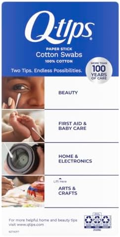Alternative view of Q-tips Hijyen ve Güzellik Bakımı İçin Pamuklu Çubuklar% 100 Pamuklu 375 Sayım ile Yapılan Orijinal Pamuklu Çubuk