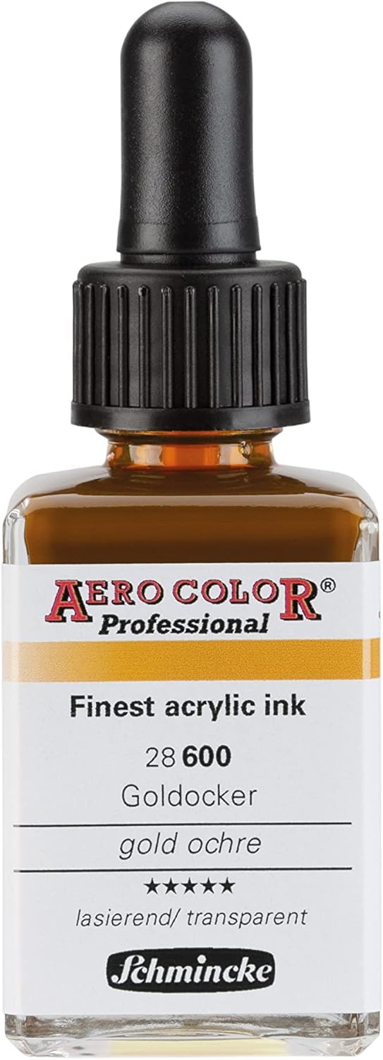 Alternative view of Aero Professional Akrilik Mürekkebi 28 ml 600 Ochre