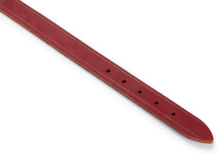 Deri Boyun Tasma 47 cm-18 mm Kırmızı