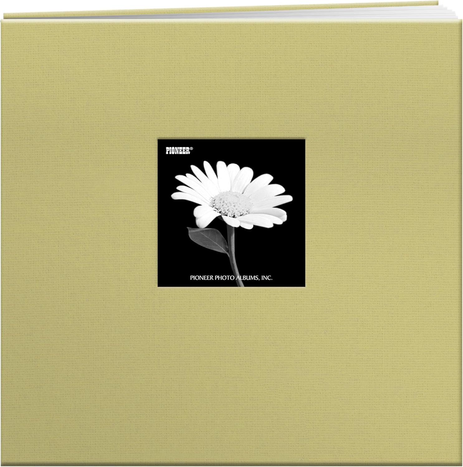 Alternative view of 30,5 x 30,5 cm kitap, kumaş kapak, pencereli albüm, kırmızı, yumuşak sarı, 30,5 x 30,5 cm