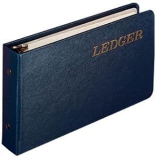 Jones Ring Ledger Outfit, Buchhaltung Ring bağlayıcı, ledger yaprak, ve A-Z endeks (W0203 – 58BLA)