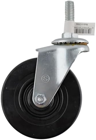 Alternative view of 9196 4 İnç Gövde Tekeri, Yumuşak Lastik Tekerlek, 1/2 İnç Gövde Çapı, 120lbs Yük Kapasitesi
