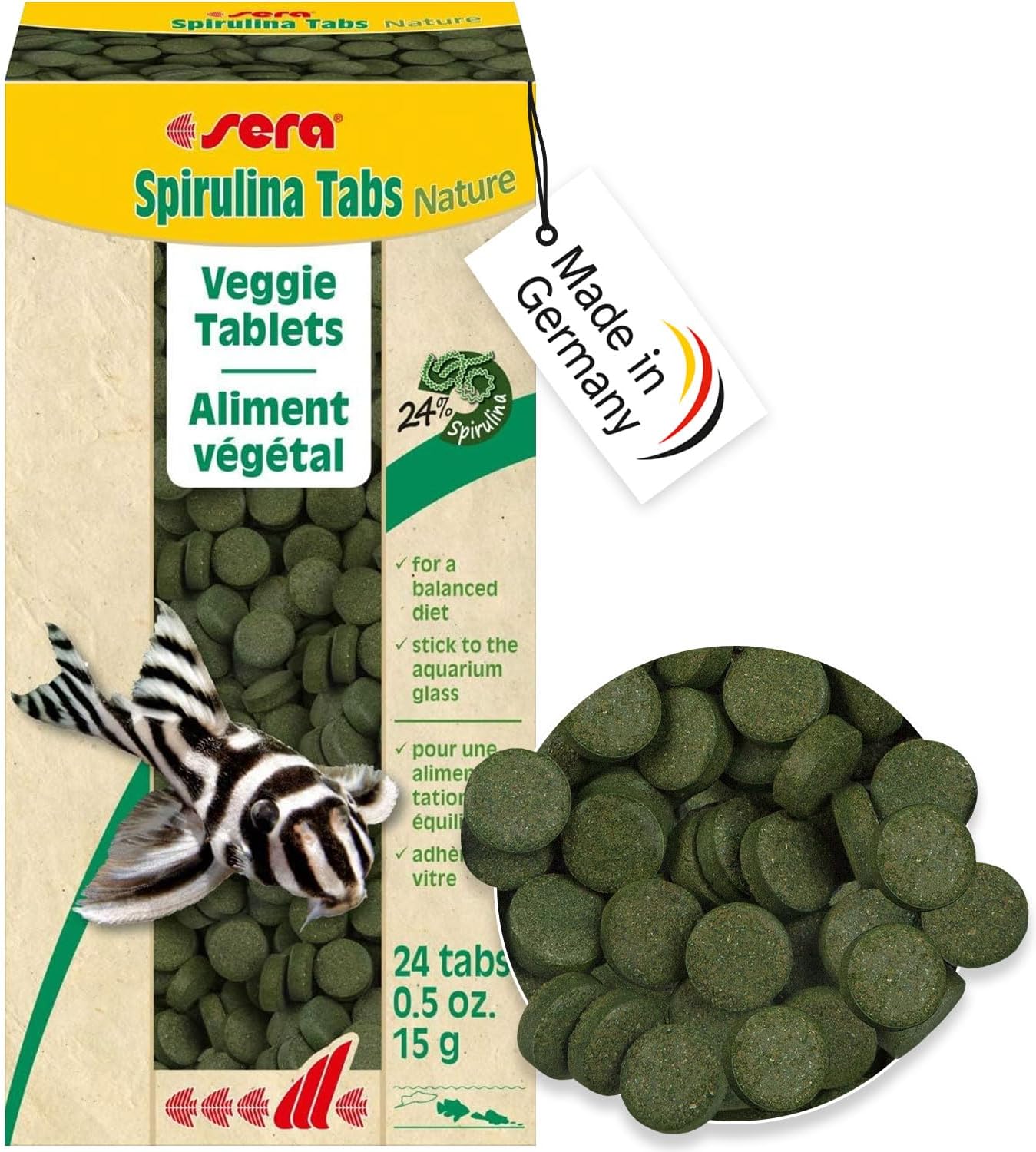 Alternative view of Sera Spirulina Tabs 24 Tablet