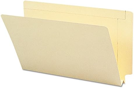 Alternative view of End Tab Dosya Klasörü, Güçlendirilmiş Düz Kesim Tab, 1-1/2 "Genişletme, Yasal Boyut, Manila, Kutu başına 50 (27275)