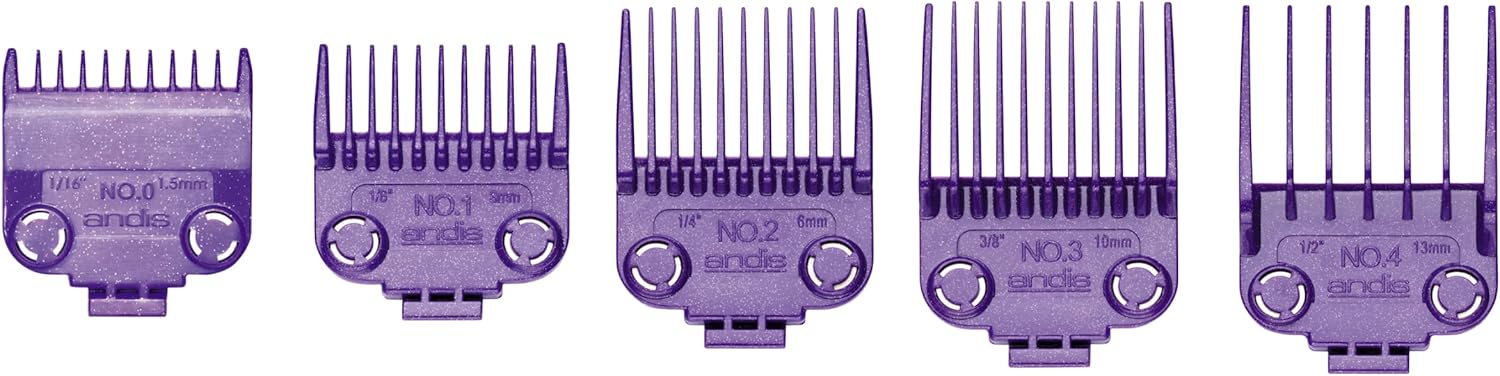 01410 Çift Mıknatıs Küçük 5 Taraklı Set MBA, MC-2, ML, PM- ve PM-4 için Tasarlandı, Mor