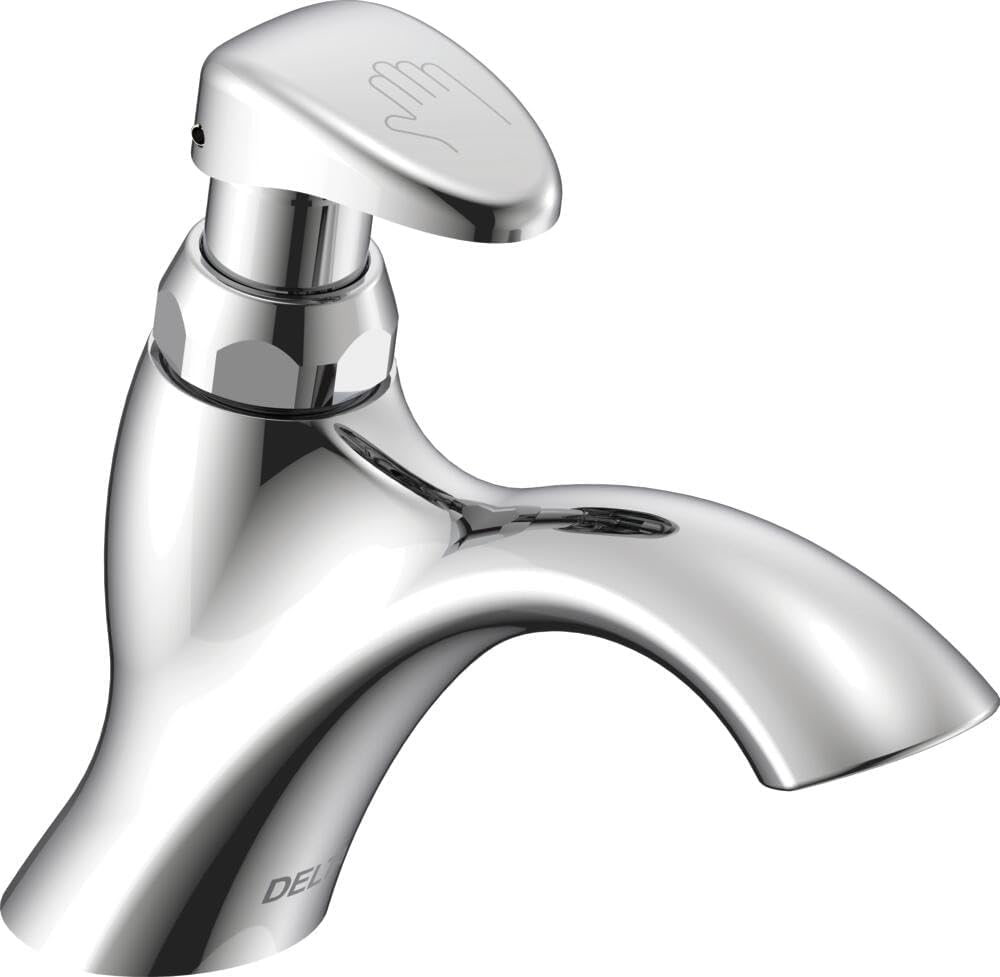 87T105 87T Tek Delik Ölçme Yavaş Yakın Banyo Bataryası, Krom, 6.35 x 1.9 x 6.35 inç