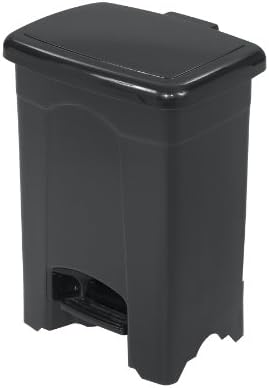 Ürünler 9710BL 4 Galon Plastik Basamaklı Atık/Çöp Yuvası W/Kapaklı - Ofis Kahvaltıları ve Garajlar için Dayanıklı ve Yerden Tasarruflu Çözüm