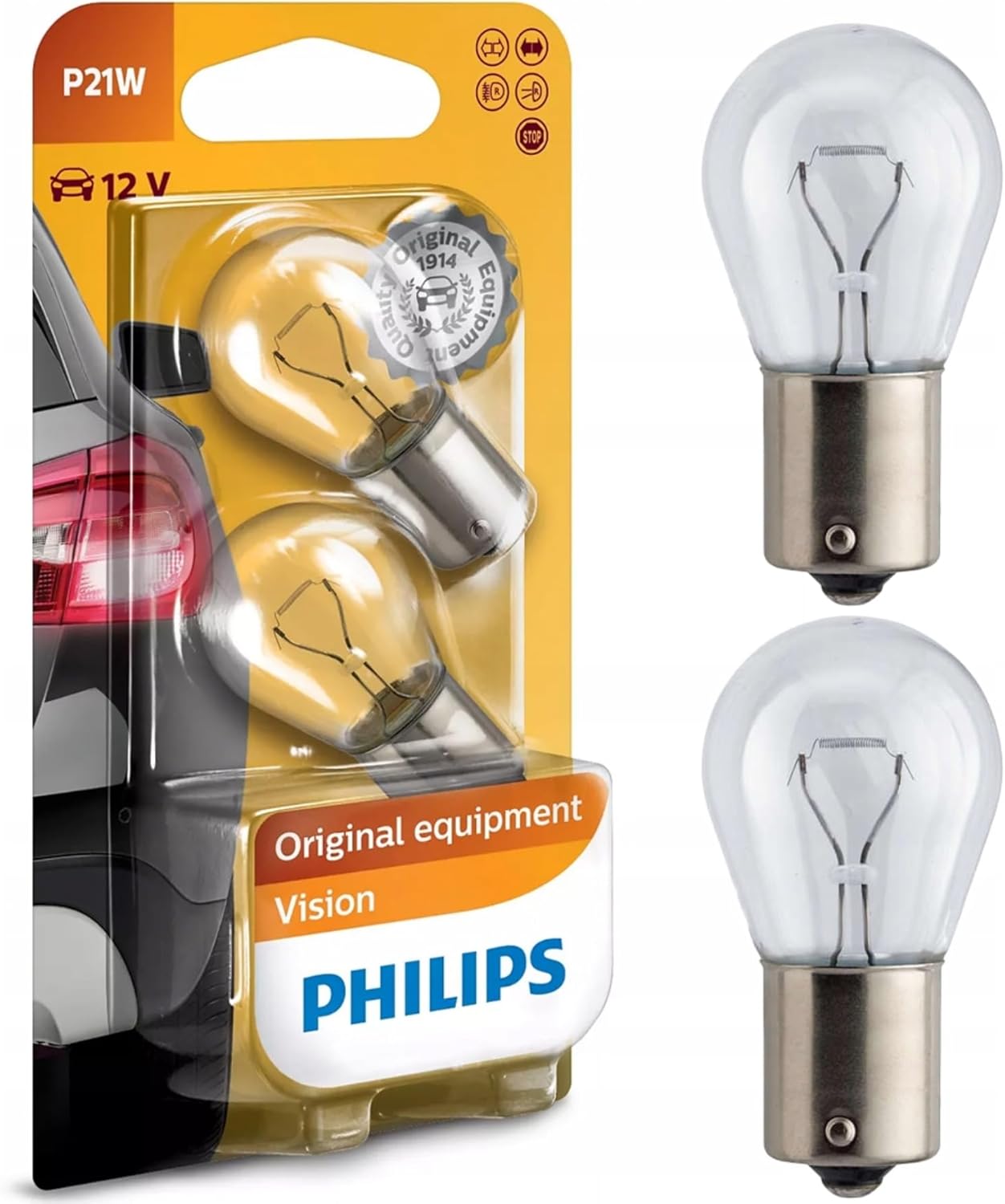 Alternative view of P21W Stop Ve Sinyal Ampulü Premium 12 V - 2'li Paket