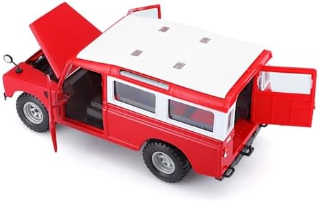 Alternative view of Bburago 1:24 Land Rover Series II Model Araba - Kırmızı