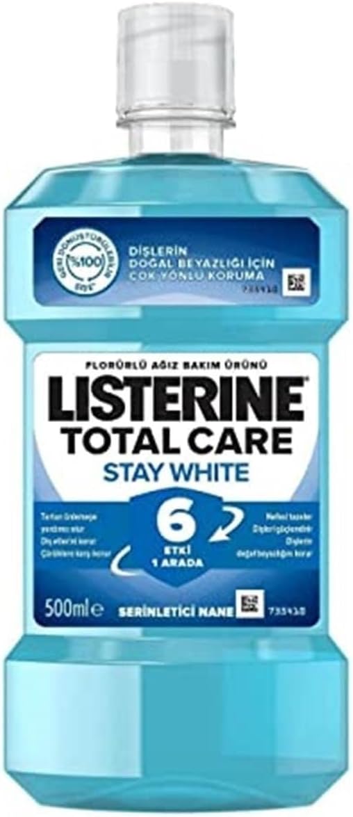 Alternative view of total care stay white günlük ağız bakım suyu 500 ml