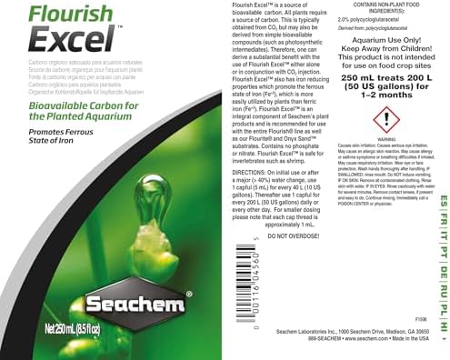 Alternative view of Seachem Flourish Excel 250 ML