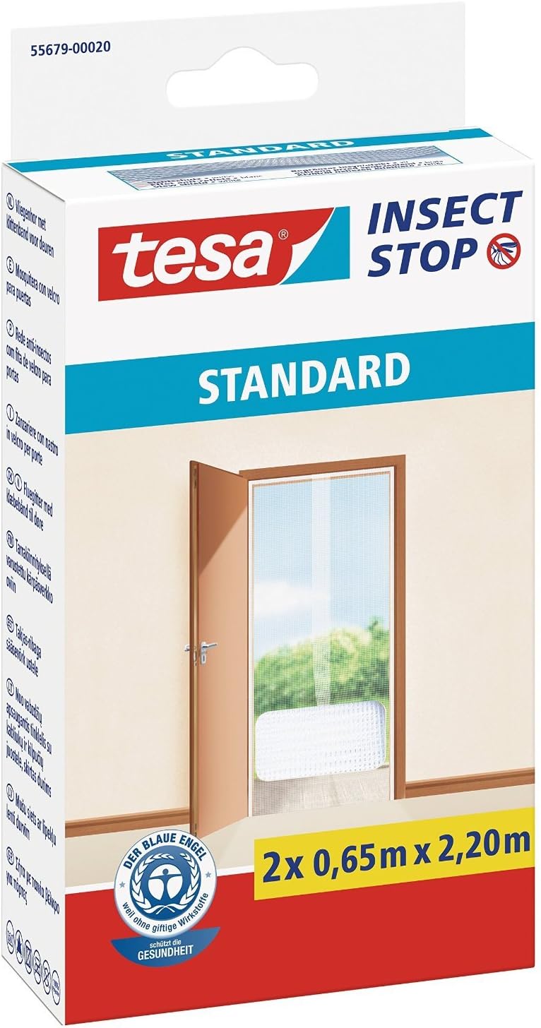 Sineklik, Standart, Cırt Bantlı, Kapı Için, Kesilerek Ayarlanabilir, Beyaz, 2 Adet 0.65m X 2.20m