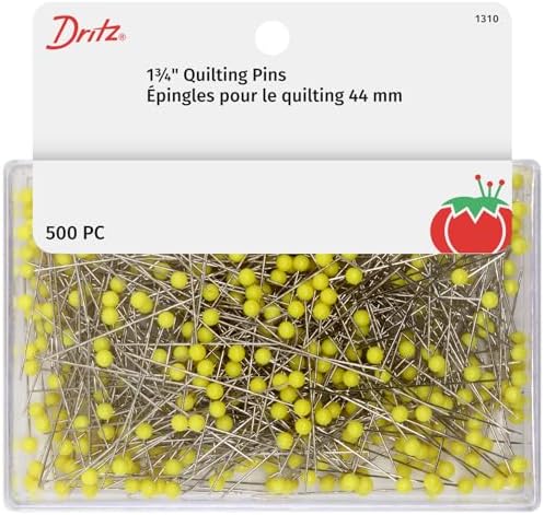 Kapitone Pins-Boyut 28 500/Paket, Sarı, 1-3/4-İnç