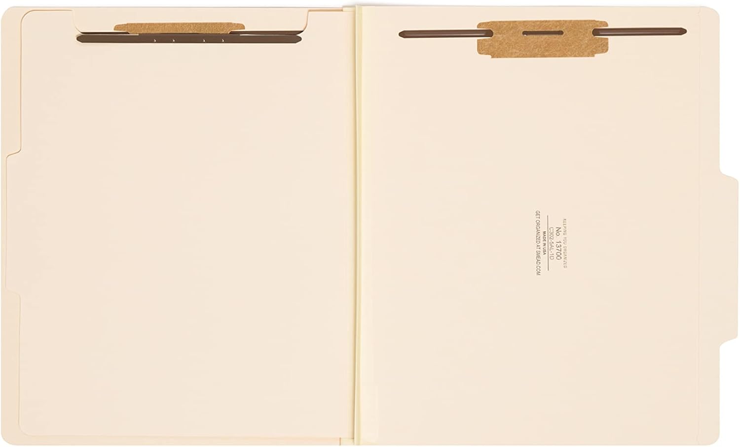 Alternative view of Sınıflandırma Dosyası Klasörü, 1 Bölücü, 2 "Genişletme, 2/5-Kesim Sekmesi, Mektup Boyutu, Manila, Kutu başına 10 (13700)