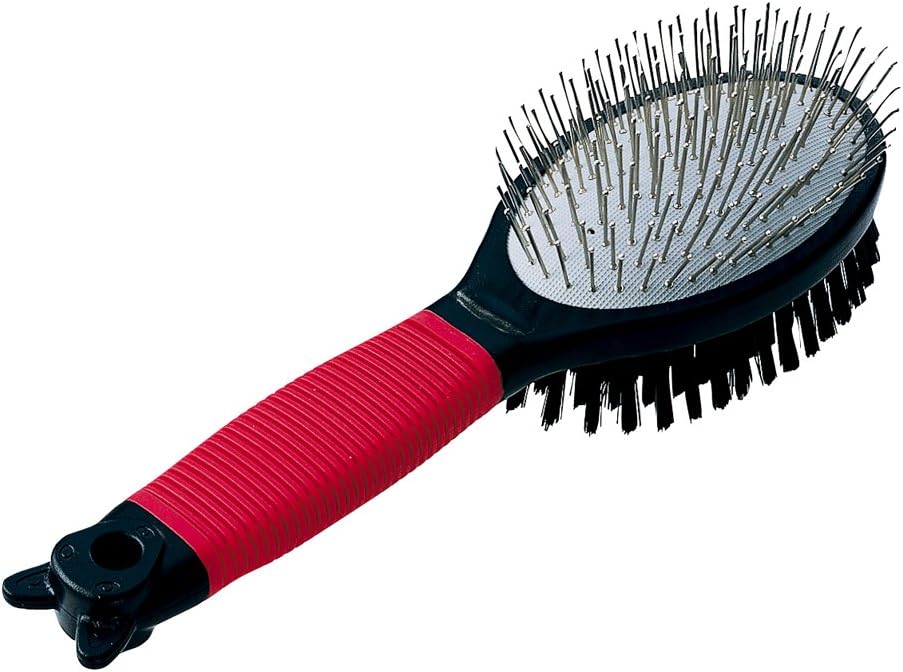 Gro 5928 Çift Taraflı Oval Fırça/M, Red, Double